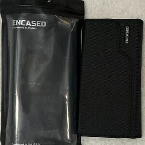 Encased Cell Phone Belt Clip Holster with Wireless Charging